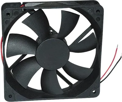 Produktbild von LogiLink PC case cooler, 0.23 A, 2.78 W, 0 - 70 °C, Beige, 160 g, 120 x 120 x 25 mm