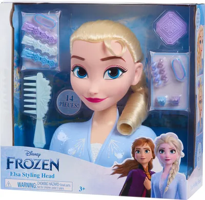 Produktbild von Disney Frozen 2 Basic Elsa Styling Head - Frisierköpfe