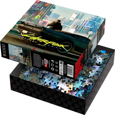 Zdjęcie produktu dla Cyberpunk 2077 Mercenary on the Rise 1000-Teile-Puzzle - ENG Edition