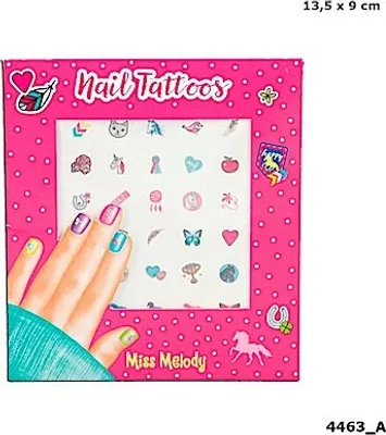 Produktbild von Depesche 4463 Miss Melody - Nagel Tattoos, Aufkleber für die Finger-Nägel in verschiedenen Motiven