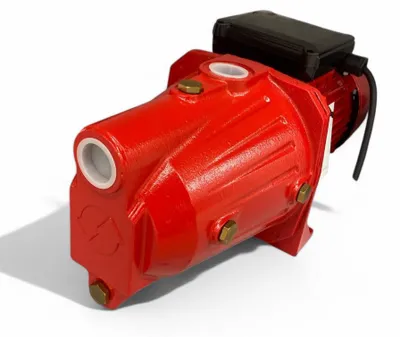 Obrázok produktu pre Samonasávacie elektrické čerpadlo s jednofázovým napájaním 230 V, liatinové, rozmery 48 x 21 x V 22 cm
