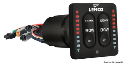 Produktbild von Lenco Steuerpanel Doppelkolbenkit - Osculati 51.256.13