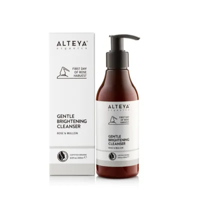 Imagen del producto de Emulsión limpiadora suave Rosa y Verbasco Alteya, 200 ml