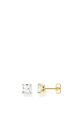 Produktbild von Thomas Sabo Ohrstecker Damen Weißer Stein Silber Gold H2174-414-14