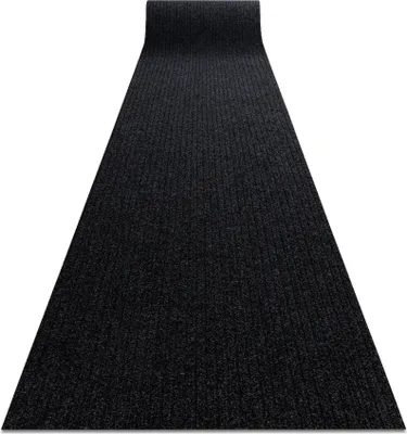 Produktbild von Läufer- Türmatte rutschfest CEYLON Draußen, Drinnen Anthrazit 0923 100cm Schwarz 100x160 cm