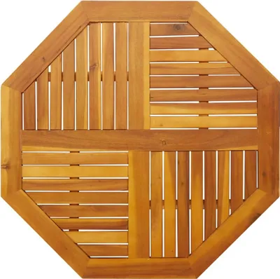 Produktbild von Möbel Tischplatte 90x90x2,2 cm Achteckig Massivholz Akazie4004263