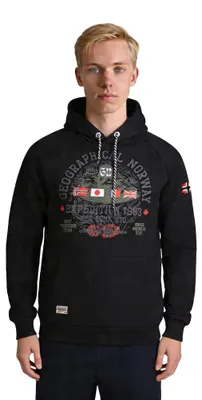 Zdjęcie produktu dla Geographical Norway bluza kolor czarny dla mężczyzn WZ3003H/GN-Black