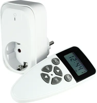 Produktbild von Timer-Steckdose mit EcoSavers-Fernbedienung