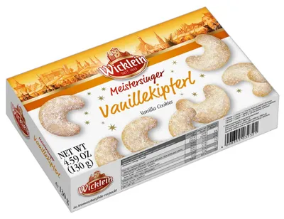 Produktbild von Wicklein Meistersinger Vanillekipferl 130g