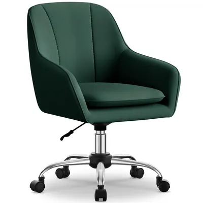 Produktbild von Adormii Bürostuhl Ergonomisch, 360° Drehstuhl Höhenverstellbar, Schreibtischstuhl 150 kg belastbar, Schminkstuhl für Arbeitszimmer, Schlafzimmer