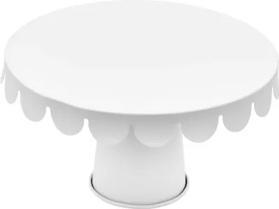 Produktbild von Tortenplatte 22cm BRUNBESTE BB-2726 weiß