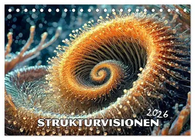 Produktbild von Strukturvisionen (Tischkalender 2026 DIN A5 quer), CALVENDO Monatskalender