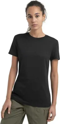 Image de Icebreaker Merino 150 Tech Lite Iii T-shirt manches courtes Noir L Femme Noir L