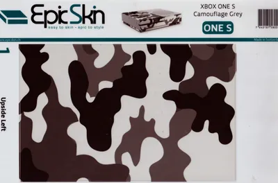 Produktbild von XBOX ONE S - Design Aufkleber Camouflage Grey