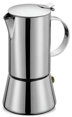 Produktbild von Cilio AIDA Espressokocher 4 Tassen, polierter Edelstahl, induktionsgeeignet