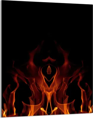 Produktbild von Herdabdeckplatte 40x52 Glaskeramikkochfeld Abdeckung Spritzschutz Glasplatte Deko Schneidebrett, Feuer Schwarz