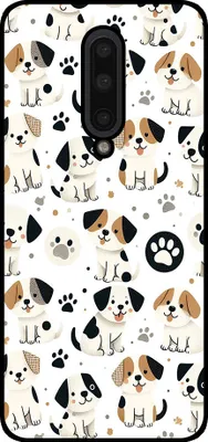 Produktbild von Smartphonica Telefon Fall geeignet für OnePlus 7 Pro mit Hund drucken - TPU zurück Abdeckung Fall Hund Design