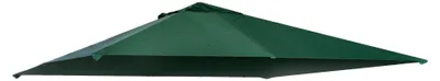 Image de Toit pour gazebo, résistant aux intempéries, polyester durable, vert, 300 x 300 cm-a
