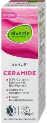 Produktbild von Alverde Ceramid-Serum, 30ml: Intensiv feuchtigkeitsspendendes Serum zur Regeneration der Haut.