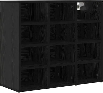 Immagine prodotto di vidaXL Scarpiera con ripiano in rovere nero 77,5 x 30 x 67 cm
