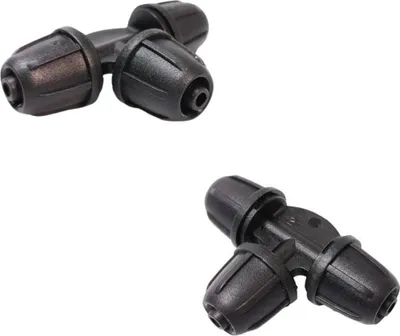 Produktbild von 4 mm Schnellanschluss-T-Stück für Bewässerungssysteme