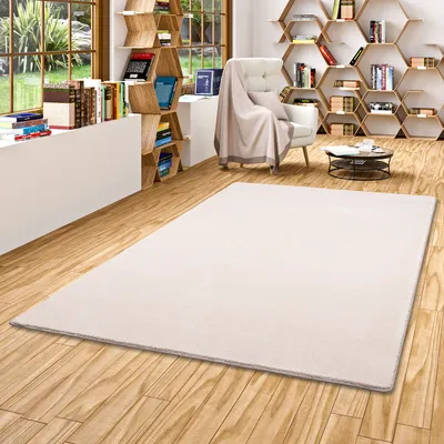 Produktbild von Hochflor Luxus Velours Teppich Touch Beige, Größe:200x300 cm