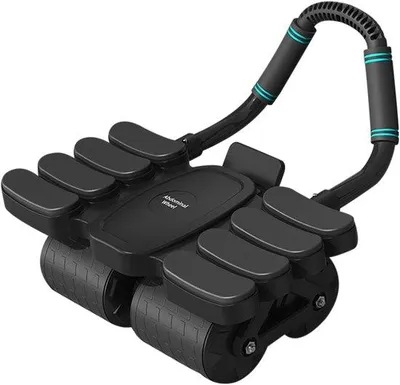 Produktbild von Famanu Bauchmuskeltrainer mit automatischer Rückrollfunktion - 8-Rollen