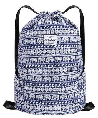 Kordelzug-Rucksack, wasserdicht, 24 l, Unisex, Sporttasche, gelb