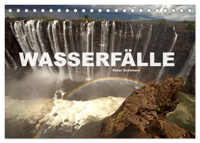 Produktbild von Wasserfälle (Tischkalender 2027 DIN A5 quer), CALVENDO Monatskalender
