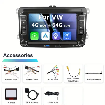 Image de Autoradio Android 15 - Autoradio - Système stéréo Double DIN - Système multimédia - Navigation GPS