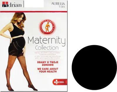 Produktbild von Umstandsstrumpfhose 15 den AURELIA Nero 3