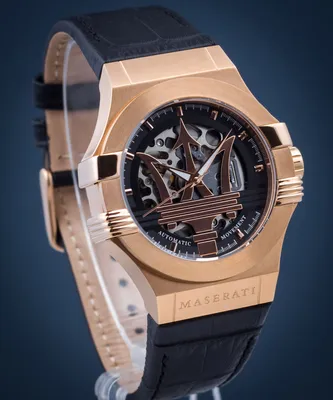 Produktbild von Maserati Potenza Herrenuhr - Automatikmechanismus mit Roségold-Coating