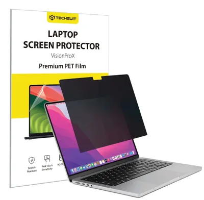 Obrázek produktu pro Techsuit - VisionProX privacy filtr na displej pro MacBook Pro 13" (2016 / 2018 / 2019 / 2020 / 2022) - soukromý