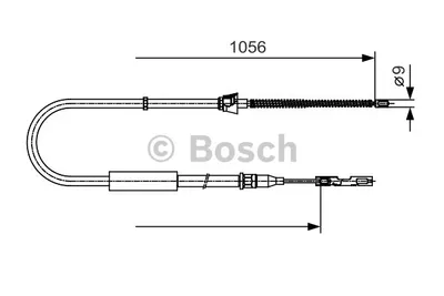 Produktbild von Bosch Seilzug, Feststellbremse  1 987 482 125