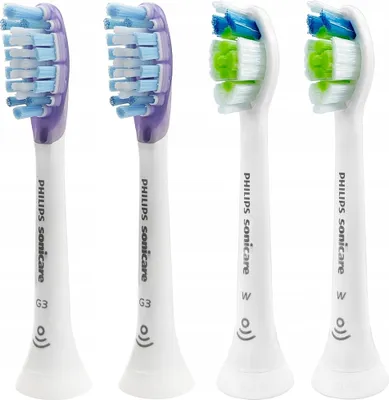 Obrázok produktu pre Nástavce na zubnú kefku Philips DiamondClean G3 HX6061 HX9051 Sonicare sada 4 ks