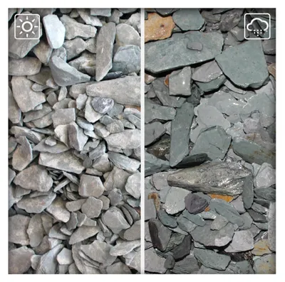 Produktbild von Schiefersplitt Canadian Slate Green 15/30 mm Edelsplitt Schiefer Grün 25 kg