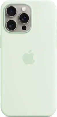 Produktbild von Silikon-Case MagSafe Apple iPhone 15 Pro - Soft Mint