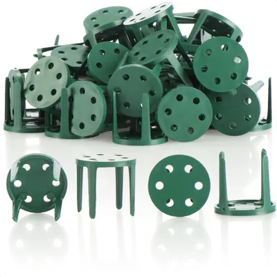 Produktbild von com-four® 50x Pinholder - Gesteckhalter zum Basteln - Pinholder für Steckschaum - Floristikbedarf