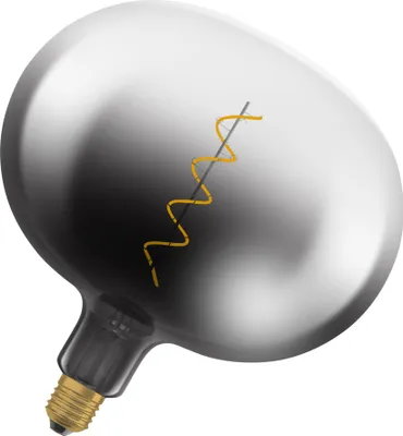 Obrázok produktu pre OSRAM Vintage 1906 Big Globe, teplá biela LED žiarovka s vláknom v klasickom guľovom tvare, ponúka 4,5 W pre 150 lm, pätica E27, dymový dizajn, priemer 220 mm, CRI 80, 1800 K.