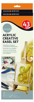 Produktbild von Daler Rowney 126500201 – Einfaches Acryl-Staffelei-Set