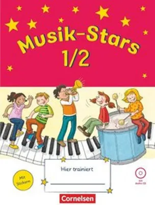 Obrázok produktu pre Musik-Stars - Grundwissen 1./2. Schuljahr - Übungsheft mit Lösungen und Audio-CD