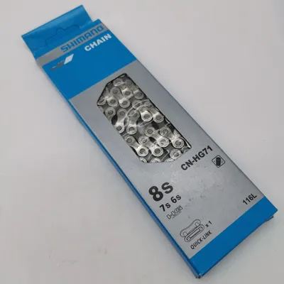 Obrázek produktu pro Řetěz Shimano CN-HG71, 116 článků, spojka Quick-Link, 6/7/8 rychlostí, nástupce modelu HG 70 (HG 71 Quick-Link)