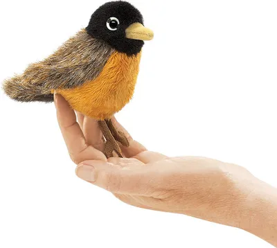 Produktbild von Folkmanis Fingerpuppe Mini Rotkehlchen / Mini Robin 2742