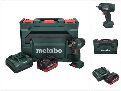 Produktbild von Metabo SSW 18 LTX 300 BL Akku Schlagschrauber 18 V 300 Nm 1/2" Brushless + 1x Akku 8,0 Ah + Ladegerät + metaBOX