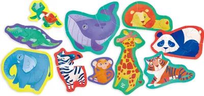 Produktbild von Hape - Dschungel-Freunde-Puzzle