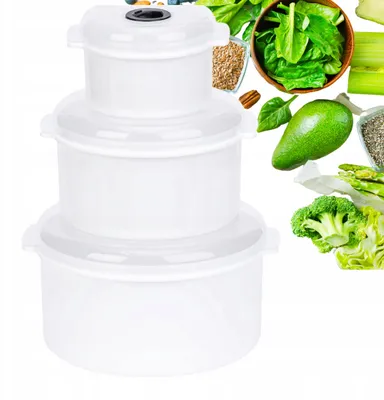 Obrázek produktu pro Sada tří úložných nádob LIVARNO home, vhodné do mikrovlnné trouby