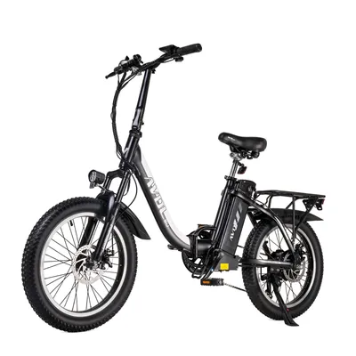 Produktbild von A21S faltbares Elektrofahrrad für Erwachsene für Stadt‑ und Schnee‑Einsätze, 250W, 36V 12,8Ah, IPX4, leichter Aluminium‑Faltrahmen,120kg ,25km/h,LED