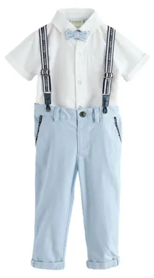 Productafbeelding van BAKER BY TED BAKER: Set bestaande uit een jongenshemd, broek en bretels