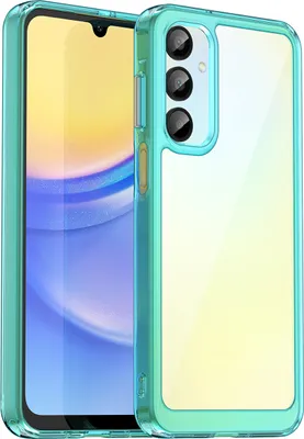 Produktbild von Schutzhülle für Samsung Galaxy A16 5G/4G Klar Rückseite Stoßfeste TPU Silikon Bumper Hülle Hellblau