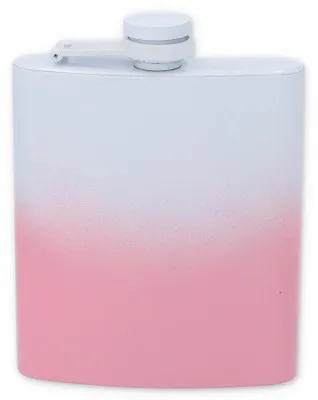 Produktbild von Weißer und rosa Flachmann 210 ml